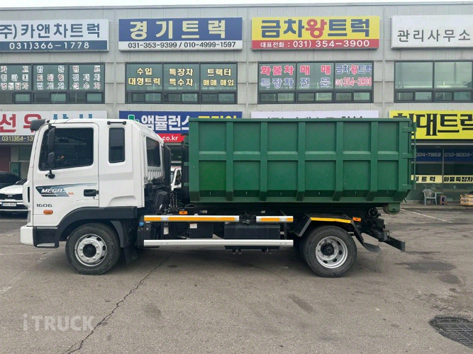 현대 메가트럭 암롤 280 5톤 수동 단바리 - 중고 트럭 매물 이미지