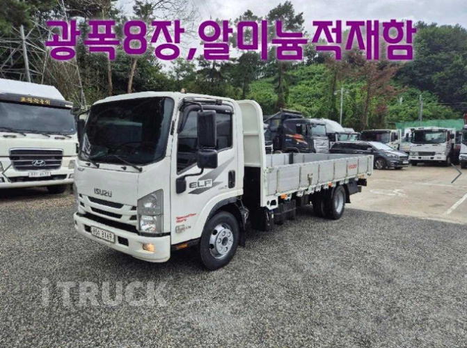 이스즈 엘프 3.5톤 광폭 카고 슬리퍼캡(더블캡, 크루캡) - 중고 트럭 매물 이미지