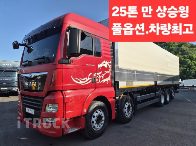 만 TGS 500 후축 상승윙바디 25톤 오토 - 중고 트럭 매물 이미지