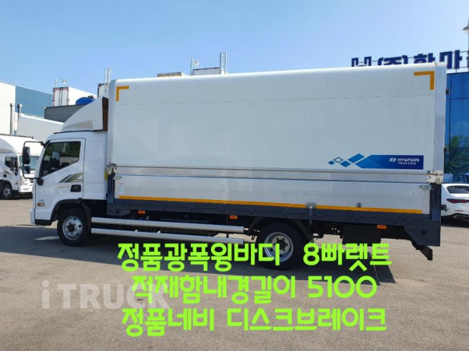 현대 올뉴마이티 3.5톤 광폭 윙바디 슈퍼캡 - 중고 트럭 매물 이미지