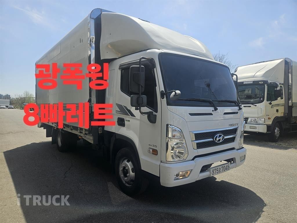 현대 올뉴마이티 3.5톤 광폭 윙바디 슈퍼캡 - 중고 트럭 매물 이미지