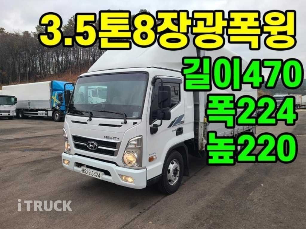 현대 올뉴마이티 3.5톤 광폭 윙바디 슈퍼캡 - 중고 트럭 매물 이미지